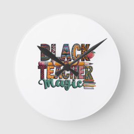 Zwarte LERAAR Magische Klokken Ontwerp: