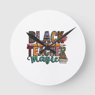 Zwarte LERAAR Magische Klokken Ontwerp: