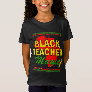 Zwarte leraar Magische leraar Zwarte geschiedenis T-shirt