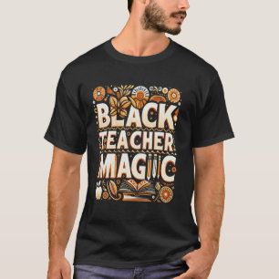 Zwarte Leraar Waardering Onderwijzer Professor Doc T-shirt