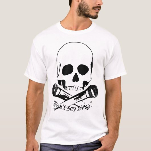 Zwarte Letter-Logo T-shirt (Voorkant)