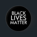 "ZWARTE LEVENS" 2,25 inch Ronde Button 5,7 Cm<br><div class="desc">"BLACK LEEVES MATTER" 2, 25-inch knop</div>