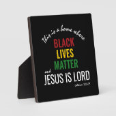 ZWARTE LEVENS | JESUS IS LORD Declaration Fotoplaat (Voorkant)