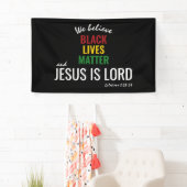 ZWARTE LEVENS | JESUS IS LORD Declaration Spandoek (Insitu)