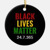 ZWARTE LEVENS KWESTIE 24.7.365 BHM KERAMISCH ORNAMENT (Voorkant)