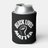 "ZWARTE LEVENS KWESTIE" BLIKJESKOELER (Blikje Voorkant)