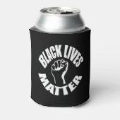 "ZWARTE LEVENS KWESTIE" BLIKJESKOELER (Blikje Achterkant)