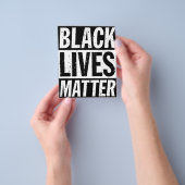 "ZWARTE LEVENS KWESTIE" FLYER (Hand)