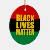 "ZWARTE LEVENS KWESTIE" KERAMISCH ORNAMENT (Rechts)