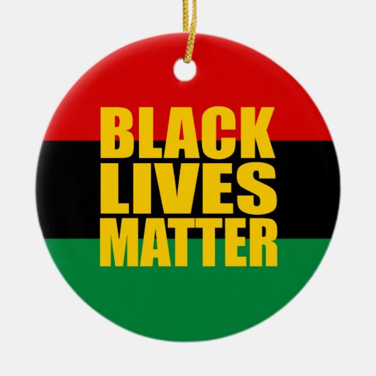 "ZWARTE LEVENS KWESTIE" KERAMISCH ORNAMENT (Voorkant)