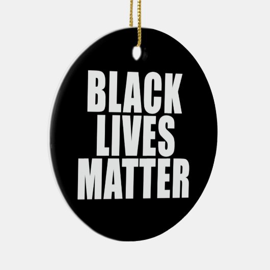 "ZWARTE LEVENS KWESTIE" KERAMISCH ORNAMENT (Rechts)