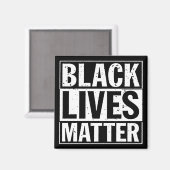 "ZWARTE LEVENS KWESTIE" MAGNEET (Voorkant / Achterkant)