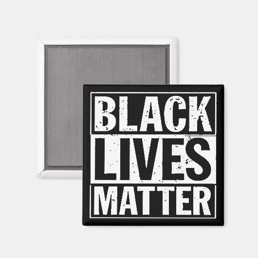 "ZWARTE LEVENS KWESTIE" MAGNEET (Voorkant / Achterkant)