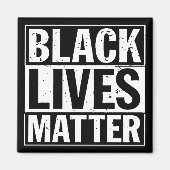 "ZWARTE LEVENS KWESTIE" MAGNEET (Voorkant)