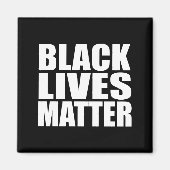 "ZWARTE LEVENS KWESTIE" MAGNEET (Voorkant)