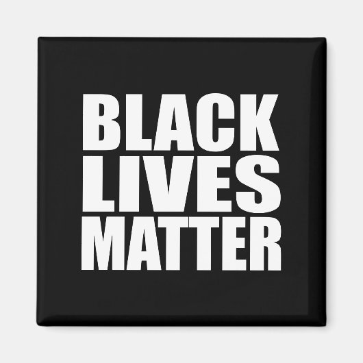 "ZWARTE LEVENS KWESTIE" MAGNEET (Voorkant)