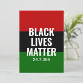 ZWARTE LEVENS MATTER BLM BHM 24.7.365 (Staand voorkant)
