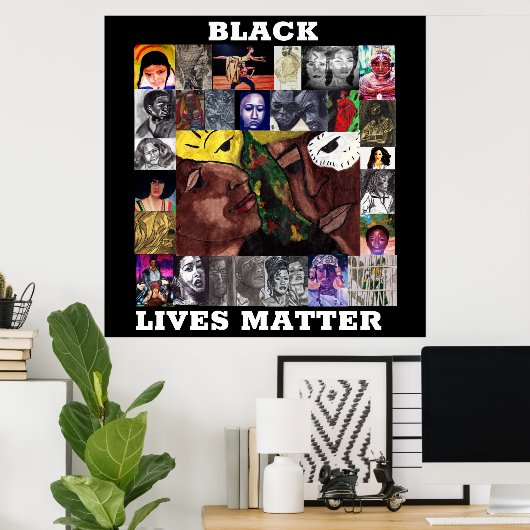 ZWARTE LEVENS poster (Thuiskantoor)