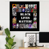 ZWARTE LEVENS poster (Thuiskantoor)