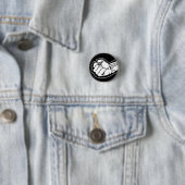 zwarte levens ronde button 3,2 cm (In situ)