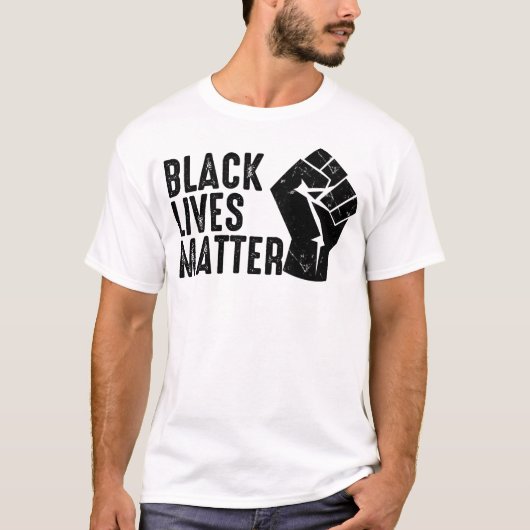 zwarte levens t-shirt (Voorkant)