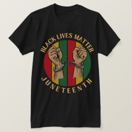 Zwarte Levens Tellen | Juneteenth | Zwarte Geschie T-shirt