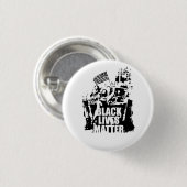 Zwarte Levens Tellen Ronde Button 3,2 Cm (Voorkant /achterkant)