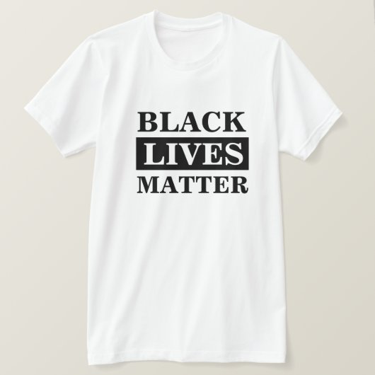 Zwarte Levens Tellen T-shirt (Design voorkant)