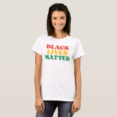 Zwarte Levens Tellen T-shirt (Voorkant volledig)