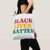 Zwarte Levens Tellen Tote Bag (Dichtbij)