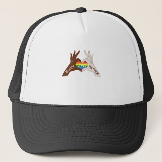 ZWARTE LEVENS TRUCKER PET (Voorkant)