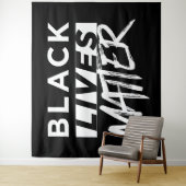 Zwarte levens zijn enorm wandkleed (In situ)