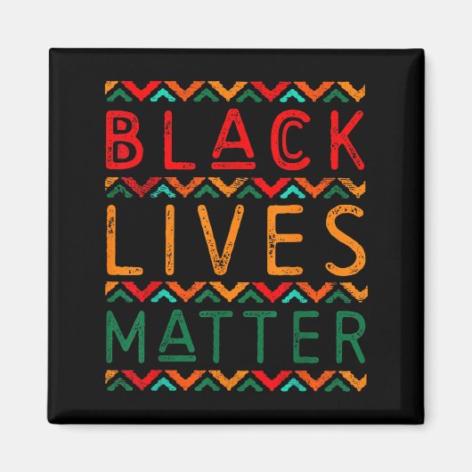 Zwarte levens zwarte trots Afro-Amerikaanse maand Magneet (Voorkant)