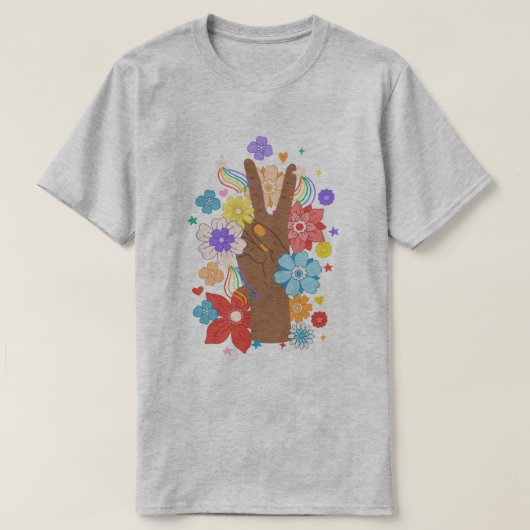 Zwarte LGBTQ Pride T-Shirt (Design voorkant)