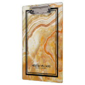 Zwarte, licht bruine marmer-stone textuur Zwarte g Klembord (Links)