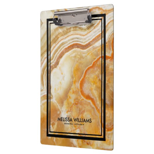 Zwarte, licht bruine marmer-stone textuur Zwarte g Klembord (Links)