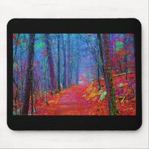 Zwarte lichte bosolie schilderen muismat