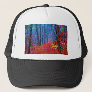 Zwarte lichte bosolie schilderen trucker pet