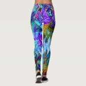 Zwarte lichte lichten..... leggings (Achterkant)