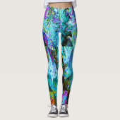 Zwarte lichte lichten..... leggings (Voorkant)