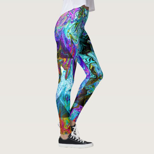 Zwarte lichte lichten..... leggings (Rechts)