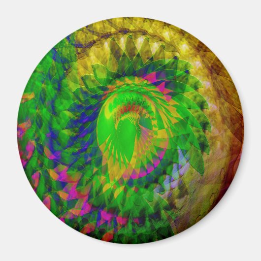 Zwarte lichte lichten..... magneet (Voorkant)