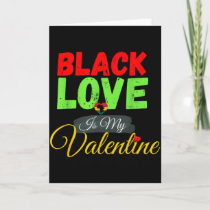 Zwarte Liefde Is Mijn Pan-Afrikanistische Valentij Kaart