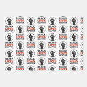 Zwarte liften, papierpakjes voor het ontwerpen van inpakpapier vel (Voorkant)