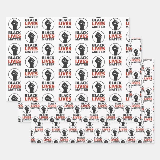 Zwarte liften, papierpakjes voor het ontwerpen van inpakpapier vel (Set)