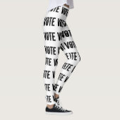 Zwarte liften, stemming leggings (Rechts)