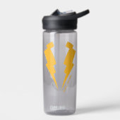 Zwarte Lightning Bolts Graphic Waterfles (Links)