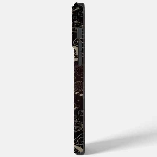 Zwarte lijn Art Illustrated Astrology Symbool Case-Mate iPhone Case (Achterkant / Links)