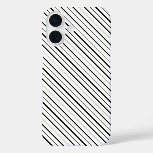 Zwarte Lijn Geometrie Eenvoudig Case-Mate iPhone Case (Achterkant)