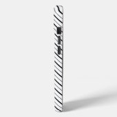 Zwarte Lijn Geometrie Eenvoudig Case-Mate iPhone Case (Achterkant / Links)